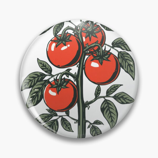 Item preview, Vintage Tomato Plant Botanical Garden Illustration Design designed and sold by Evergreen Horizon Works.