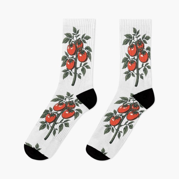 Item preview, Vintage Tomato Plant Botanical Garden Illustration Design designed and sold by Evergreen Horizon Works.