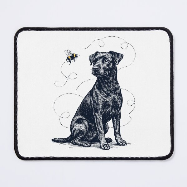 Item preview, Patterdale Terrier Bumble Bee Honeybee Dog Lover designed and sold by Kimberley King Art  King Art.