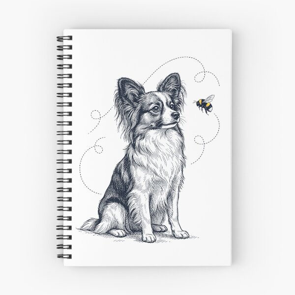 Item preview, Papillon Bumble Bee Honeybee Dog Lover designed and sold by Kimberley King Art  King Art.