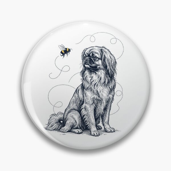 Item preview, Pekingese Bumble Bee Honeybee Dog Lover designed and sold by Kimberley King Art  King Art.