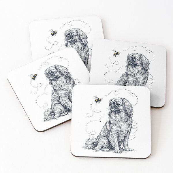 Item preview, Pekingese Bumble Bee Honeybee Dog Lover designed and sold by Kimberley King Art  King Art.