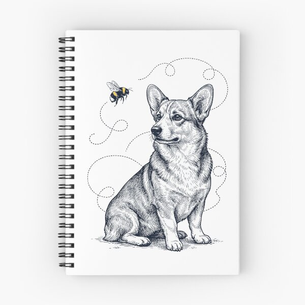Item preview, Pembroke Welsh Corgi Bumble Bee Honeybee Dog Lover designed and sold by Kimberley King Art  King Art.