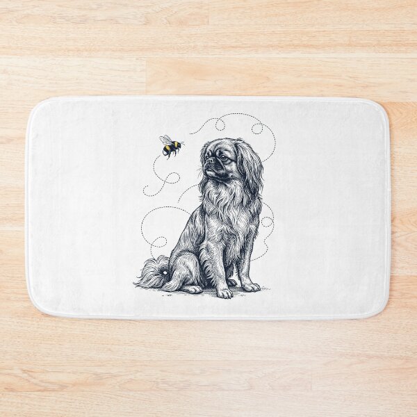 Item preview, Pekingese Bumble Bee Honeybee Dog Lover designed and sold by Kimberley King Art  King Art.