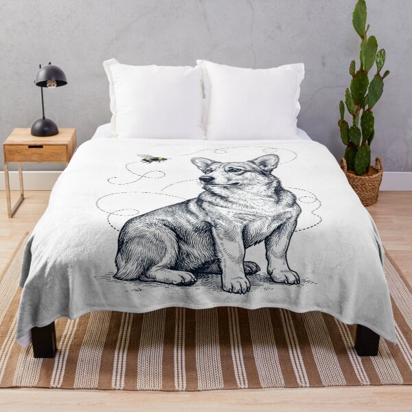 Item preview, Pembroke Welsh Corgi Bumble Bee Honeybee Dog Lover designed and sold by Kimberley King Art King Art.