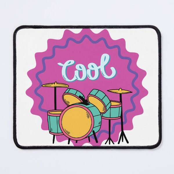 Item preview, Cool Drums Retro Aesthetic Musical Instrument Sticker designed and sold by TheCreativeKhan.