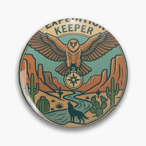 Item preview, Spirit of the Southwest Desert Expedition Badge designed and sold by QUIRKFITs.