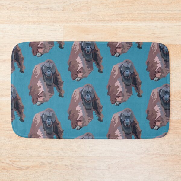 Item preview,  O is for Orangutan,Orangutan – Majestic Great Ape Wildlife Illustration designed and sold by PrettylittlepastelUk.