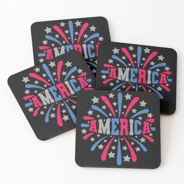 Item preview, American Stars and Fireworks - 4th of July  designed and sold by GlitterArtySVG.