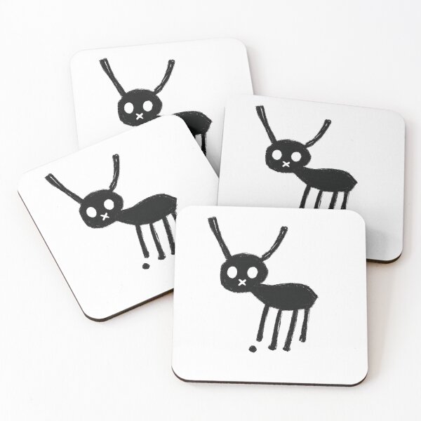 Item preview, Cute Weird Doodle Creature T-Shirt Design | Minimalist Antler Character Graphic designed and sold by Newthingzy.