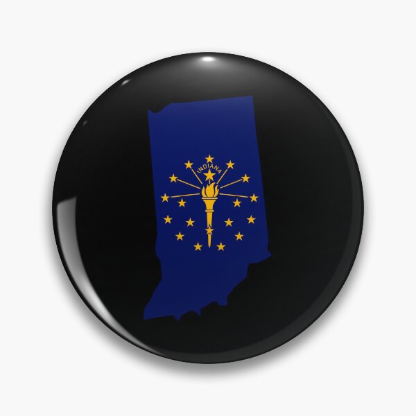 Item preview, Indiana State Shape Flag IN designed and sold by shitpostee.