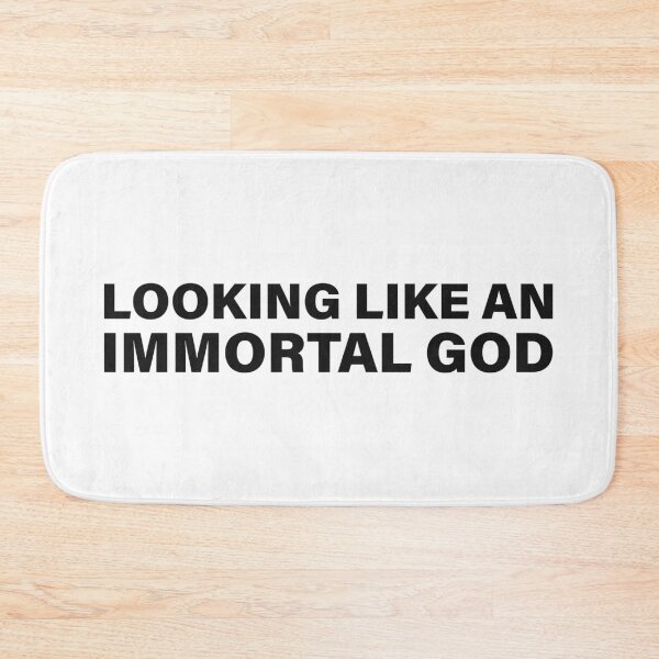 Item preview, Looking like an Immortal God — The Odyssey Quote (White Version) designed and sold by LiteraryRelics.