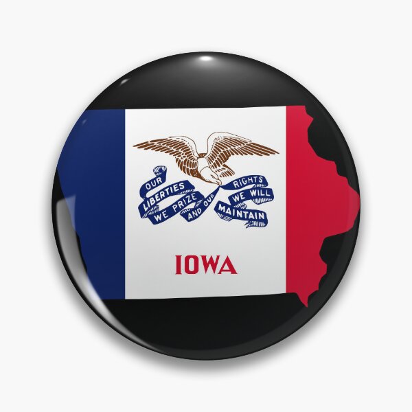 Item preview, Iowa State Shape Flag IA designed and sold by shitpostee.