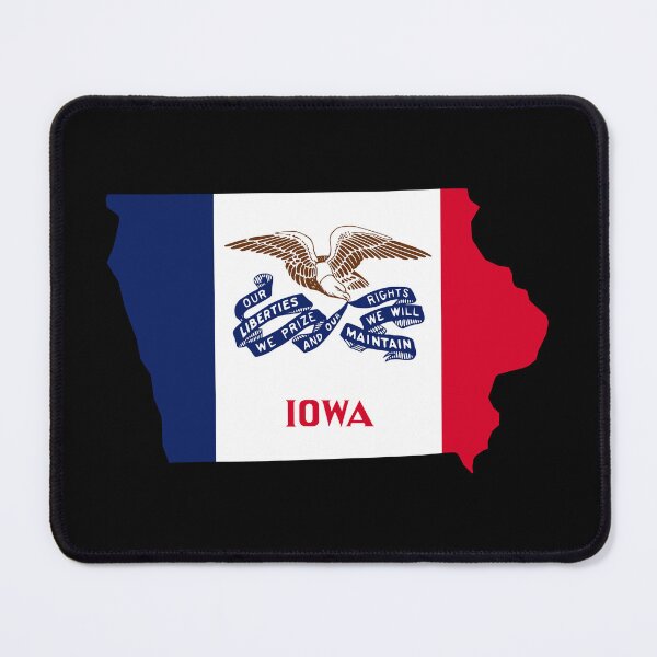 Item preview, Iowa State Shape Flag IA designed and sold by shitpostee.