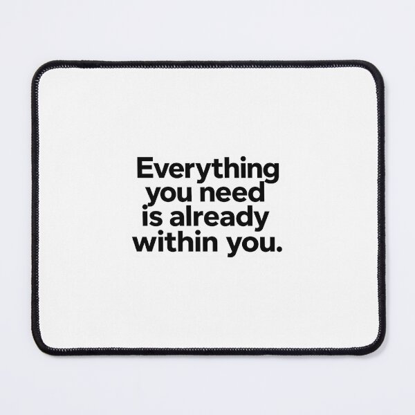 Item preview, Everything You Need Is Already Within You Sticker | Motivational Typography Quote designed and sold by Wild Harbor.