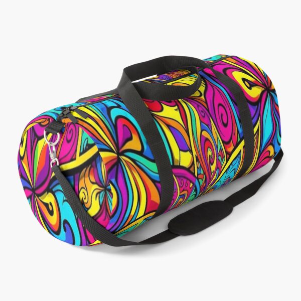 Item preview, Vibrant Pop Art mandala inspired by Andy Warhol in a modern abstract neon style designed and sold by FotoworldEdel.