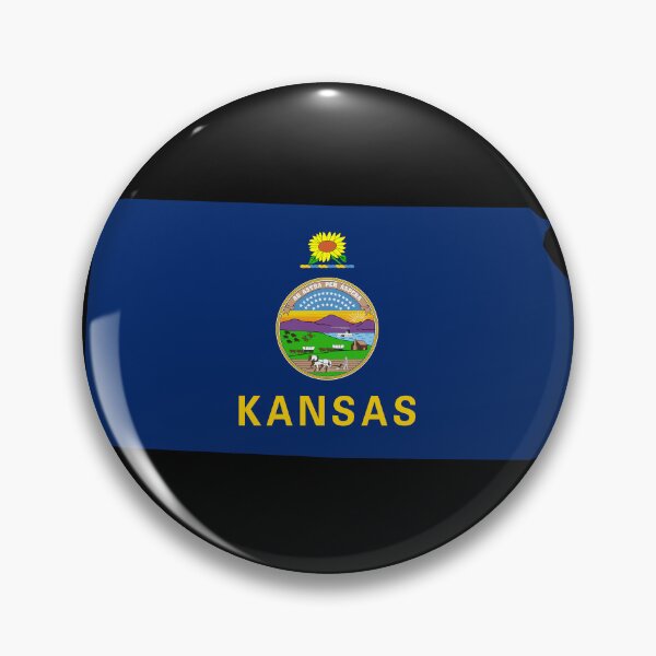 Item preview, Kansas State Shape Flag KS designed and sold by shitpostee.