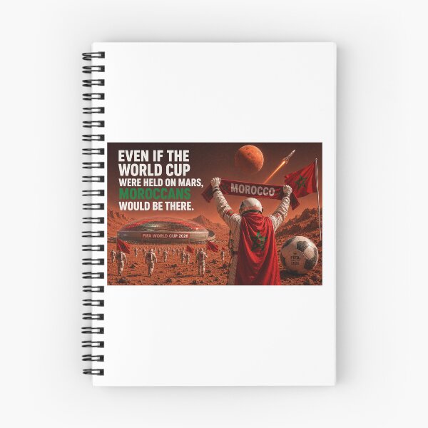 Item preview, Even if the World Cup were held on Mars, Moroccans would be there. designed and sold by ArtSpace04.