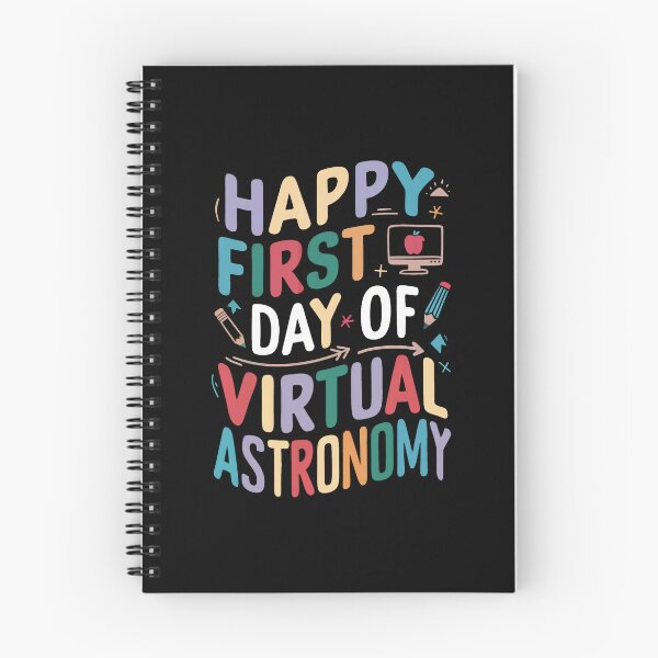 Item preview, Happy First Day Virtual Astronomy designed and sold by SiarheiYur.