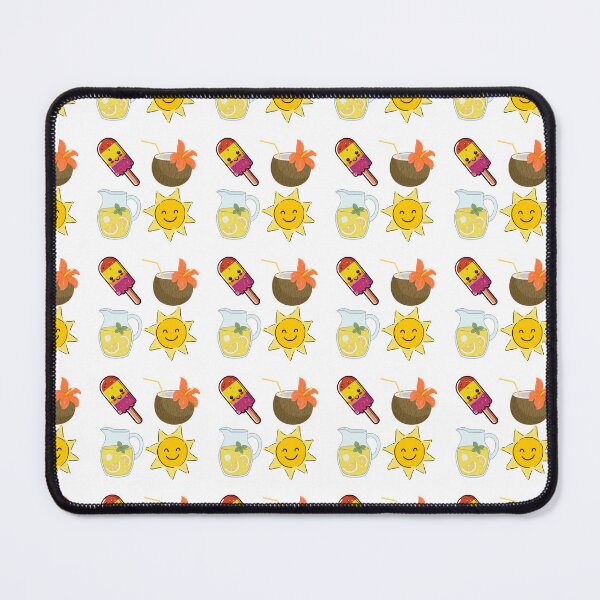 Item preview, Cute Kawaii Summer Vibes Sticker Pack Lemonade Tropical Coconut Sticker designed and sold by Art IN Pack.