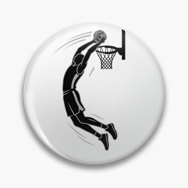 Item preview, Basketball Player Slam Dunk Silhouette Art designed and sold by onjcdesign.