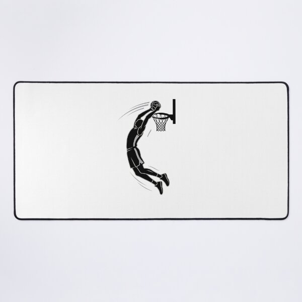 Item preview, Basketball Player Slam Dunk Silhouette Art designed and sold by onjcdesign.
