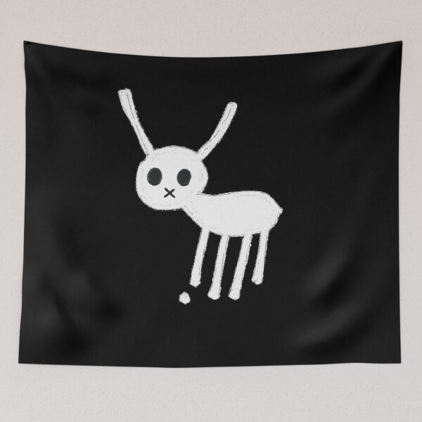 Item preview, Cute Weird Doodle Creature T-Shirt Design | Minimalist Antler Character Graphic designed and sold by Newthingzy.