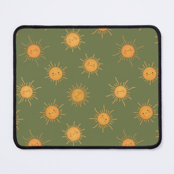 Item preview, Cute Kawaii Smiling Suns and Sunshine Pattern designed and sold by StoriesInGrain.