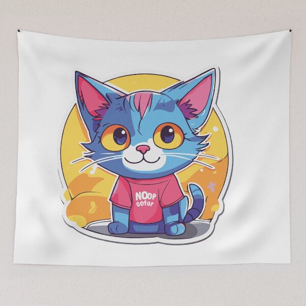 Item preview, cute cat T-Shirt – Cute Lazy Cat Watching Movies with Popcorn – Introvert Couch Potato Cat Lover Gift designed and sold by Artimax-Studio.