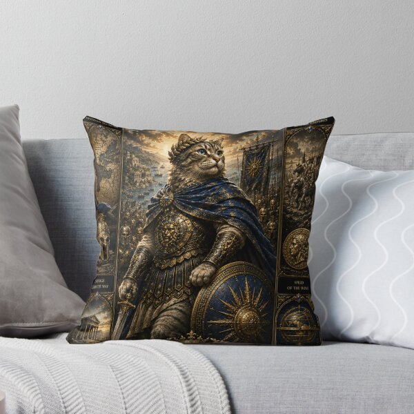 Item preview, The Great Conqueror Royal Cat Dreamscape Art designed and sold by Mindworx21.