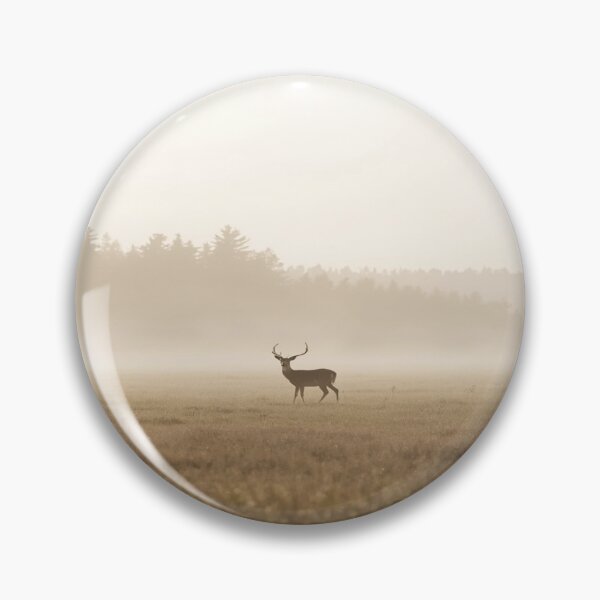 Item preview, Misty Stag Serenity | Luxury Minimalist Deer Wall Art | Scandinavian Nature Print designed and sold by VeloraNature.