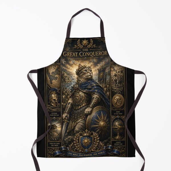 Item preview, The Great Conqueror Royal Cat Dreamscape Art designed and sold by Mindworx21.