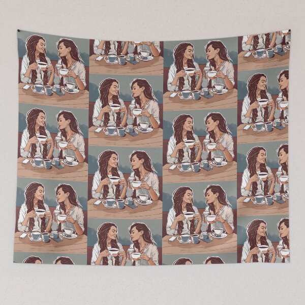 Item preview, Cute Couple Love Scene Illustration designed and sold by MMV2612.
