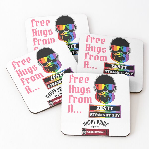 Item preview, Free Hugs Zesty Straight Guy (White) *More Colors Available in Collection designed and sold by OnlyDadsForReal.