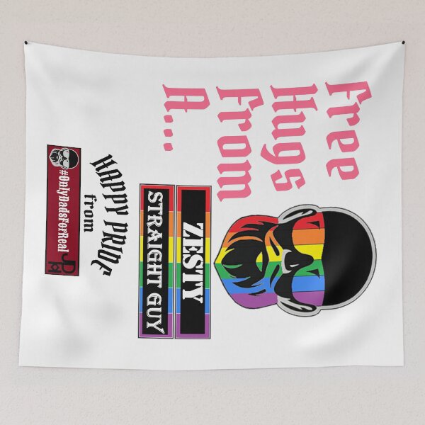 Item preview, Free Hugs Zesty Straight Guy (White) *More Colors Available in Collection designed and sold by OnlyDadsForReal.