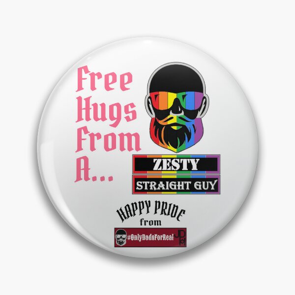 Item preview, Free Hugs Zesty Straight Guy (White) *More Colors Available in Collection designed and sold by OnlyDadsForReal.