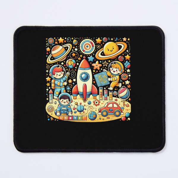 Item preview, Rocket Planet Classroom Pattern designed and sold by SiarheiYur.