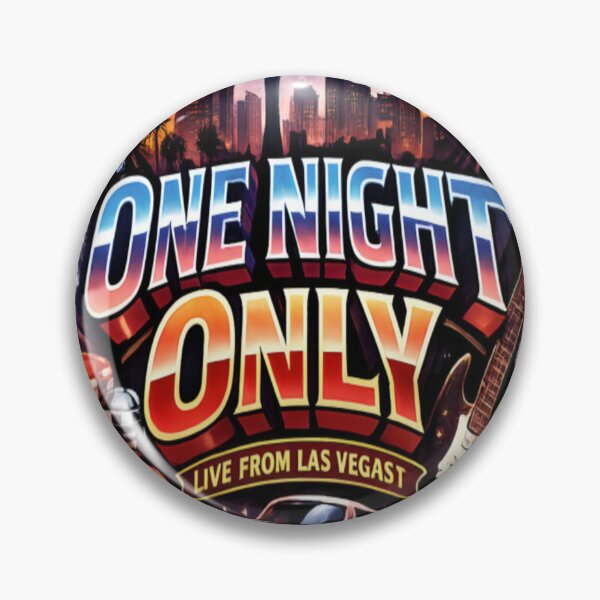 Item preview, One Night Only – Live From Las Vegas Retro Vintage Event designed and sold by CatLovers Studio.