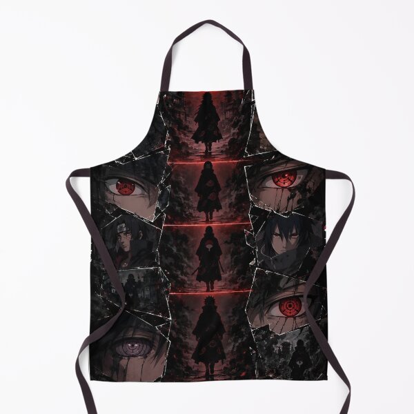 Item preview, Uchiha Legacy – Bloodline of Tragedy Anime Wall Art | Dark Red Moon Ninja Poster designed and sold by Dyan4.