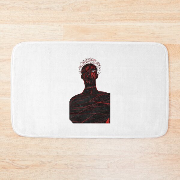 Item preview, Neon Crimson Void Grid - Geometric Silhouette Entity    designed and sold by Mrdonut-ARt.