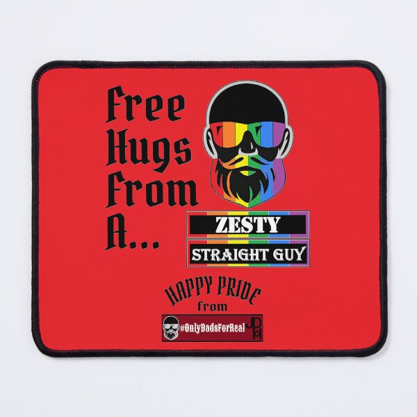 Item preview, Free Hugs Zesty Straight Guy (Red) *More Colors Available in Collection designed and sold by OnlyDadsForReal.