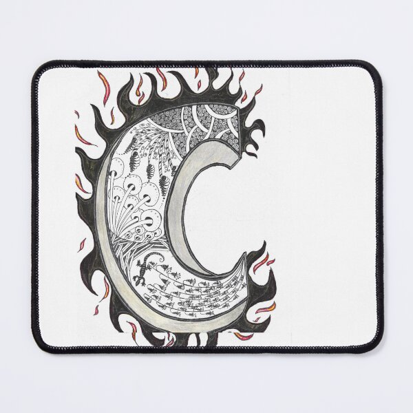 Item preview, Illuminated Letter-Letter C designed and sold by The Outlier Studio.