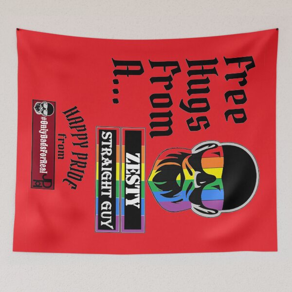 Item preview, Free Hugs Zesty Straight Guy (Red) *More Colors Available in Collection designed and sold by OnlyDadsForReal.