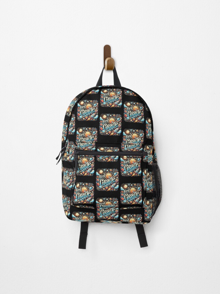 Thumbnail 1 of 3, Backpack, First Grade Cosmic Pattern designed and sold by SiarheiYur.