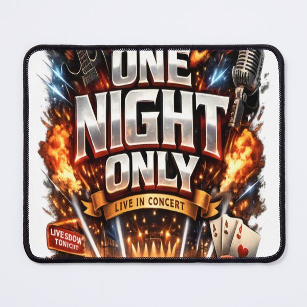 Item preview, One Night Only – Live From Las Vegas Retro Vintage Event designed and sold by CatLovers Studio.