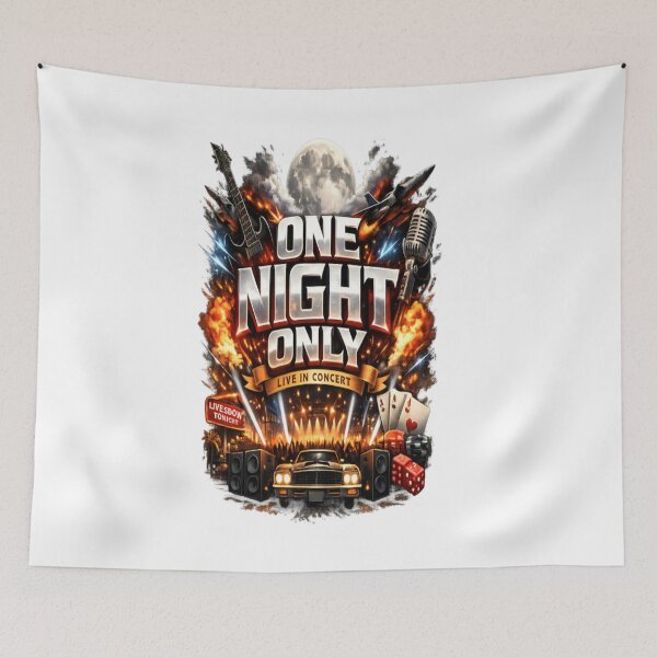 Item preview,  One Night Only – Live From Las Vegas Retro Vintage Event designed and sold by CatLovers Studio.