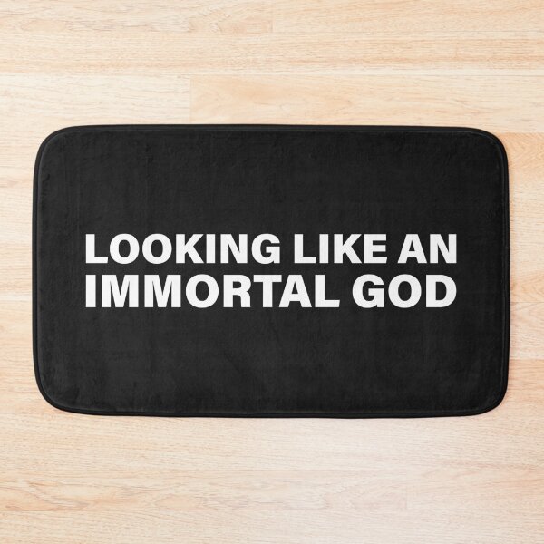 Item preview, Looking like an Immortal God — The Odyssey Quote (Black Version) designed and sold by LiteraryRelics.