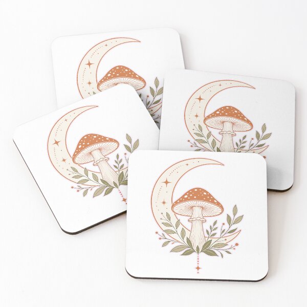 Item preview, Mystic Nature - Mushroom & Moon designed and sold by Ahmed Nedji.