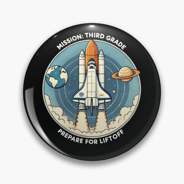 Item preview, Third Grade Mission Liftoff designed and sold by SiarheiYur.