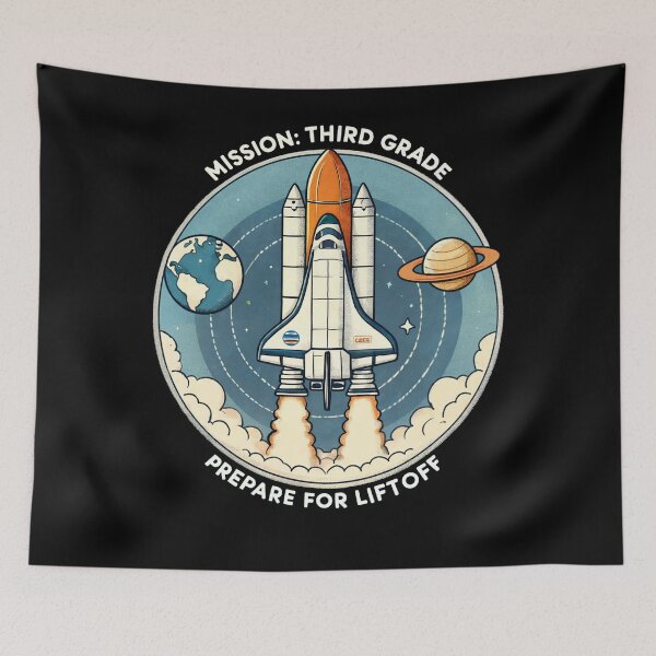 Item preview, Third Grade Mission Liftoff designed and sold by SiarheiYur.